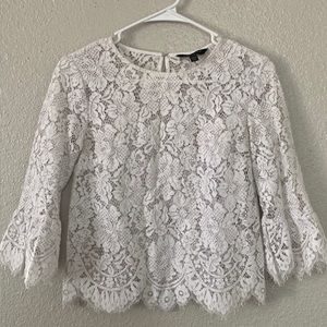 White Lace Blouse